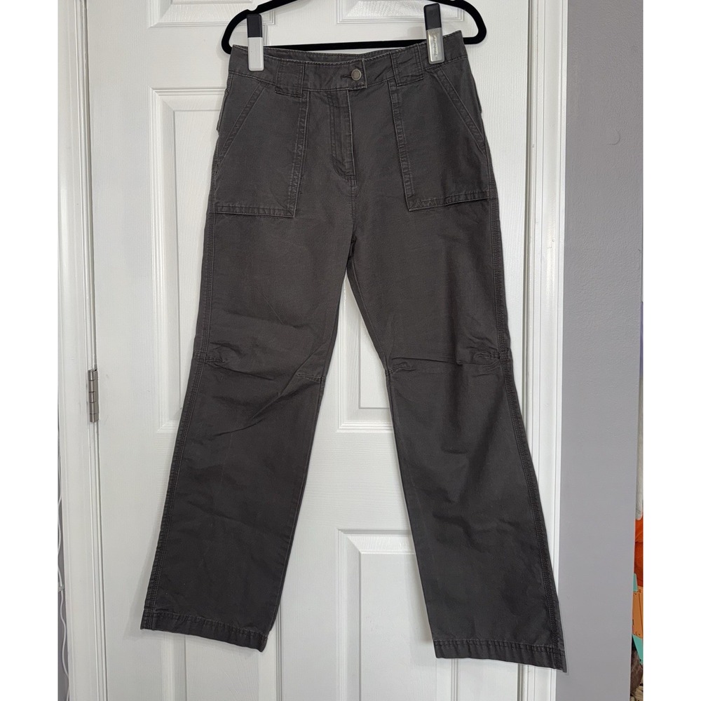 Woolrich Women Pants Cargo Khaki Utility Casual 8/29"‎ Inseam Gorpcore
